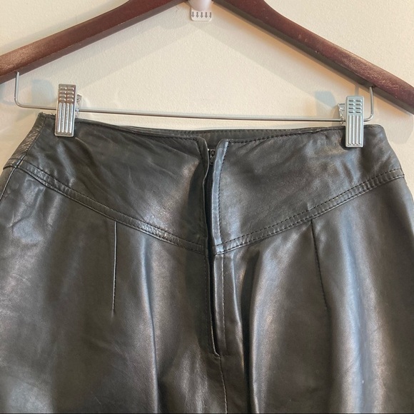BB DAKOTA Sz 7-8 By Steve Madden Leather Pencil Lined Y2K Skirt - Picture 7 of 11